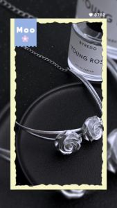 Kalung Choker Model Bunga Mawar Mewah Keren Korean Style untuk Pesta / Choker / Choker Mawar / Kalung Wanita / Kalung Pesta