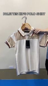 PALETTES Boys' Polo Shirt with Collar #6601 - Good Quality Regular Fit, Flexible and Stretchable - Kids Sizes 4-12 (Length and Chest Measurements Included)