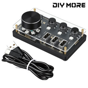 Aideepen | DIYMORE DM-H1 HUB Bộ Điều Khiển Bàn Phím Có Thể Lập Trình DC 5V Với RGB WS2812B LED Kết Nối HID Điện Tử DIY Phụ Kiện Điện