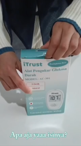 Alat Cek Gula Darah ITrust AC-301 Paket Lengkap