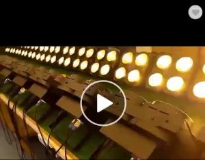 450W cob 4 eye surface light four eye spotlight PA light stage light conference room fill light