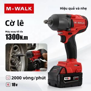 Cờ Lê Tác Động Điện Không Chổi Than 1300N.M 1/2 Inch Dụng Cụ Điện Không Dây Với 3 Chế Độ Tốc Độ Dùng Cho Pin Milwaukee 18V