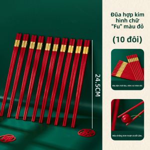 Đũa Chống Khuẩn Chống Nóng Hình Biểu Tượng May Mắn
