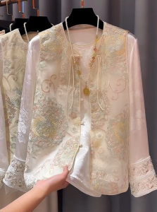 DANTING | Luxury Traditional Chinese Style Yellow Outfit