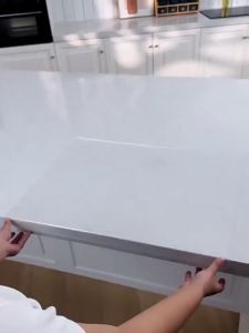 Acrylic Cutting Board Transparent Chopping Block Rectangle Chopping Board Countertop Protector Board for Kitchen Counter