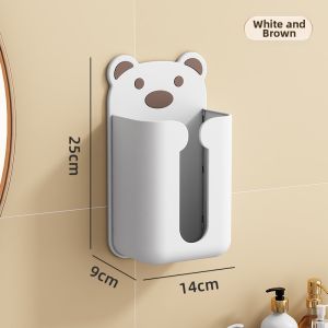 No-Drill Wall-Mounted Paper Towel Storage