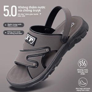 MONLEYTA | Dép đi biển mùa hè mới 2025 dép đi trong nhà chống trượt chống mùi cho nam đi làm đi biển dép đi trong nhà đế dày PVC