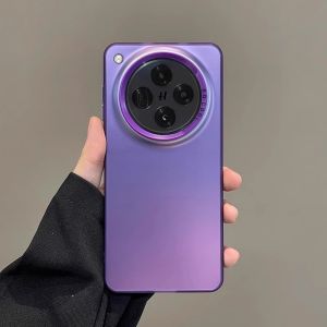 เคสโทรศัพท์ OPPO Find X8 Pro FindX8 FindX8Pro ออปโป้ไฟนด์โปรทันสมัยเคสสีเงินฝ้าสีสันสดใสดีไซน์เรียบง่ายดีไซน์เท่ฝาหลังด้าน