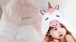 Mothers Choice Baby Hooded Bath Towel Animal Print 100% Cotton - Soft and Absorbent with Adorable Animal Face Hood