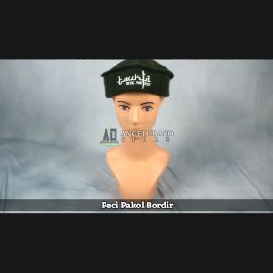 Peci Kopeah Kopiah Pakol Afganistan Bordir