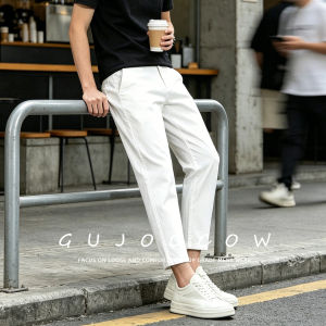 GUJOOCOW | Summer Slim Fit Straight Trousers