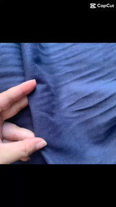 1 Mét Vải Linen Thô Mềm Màu Xanh Đen Khổ 1m5 Hàng Công Ty