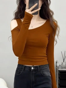 QINGNAER | Large Size Seductive Lightweight Mature Style Long Sleeve Underwear Top