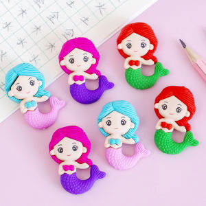 School Cute Mermaid Erasers Dusters Under The Sea Birthday Theme Doorgift Goodies Pemadam Murah Stationery Ikan Duyung