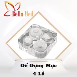 Đế dựng mực phun xăm khay đựng mực nhiều lỗ