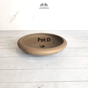 The Leaferie Bonsai Pot / Tray (Series 6) . Plant pot . Zisha . Flowerpot . Purple Sand Planter. Flower pots