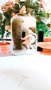 KAMJE Cermin Kaca Lipat Persegi Mini Portable Mirror Make Up Aesthetic