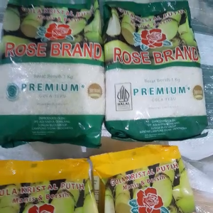 Paket Gula Pasir Rosebrand Hijau 2 kg Premium