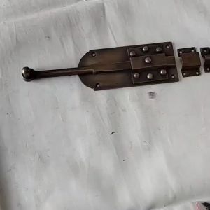 Grendel pintu batavia kuningan antik 20 cm