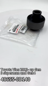 Toyota Front Lower Control Arm Bushing 48655-0D140 for 2008-2023 Vios Batm Super Yaris.