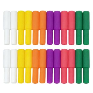 24pcs Orthodontic Aligner Chews Silicone Tray Seater Soft Bite Chewies for Invisible Braces Soft Chewies Invisible Brace Seating