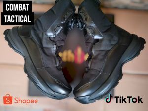 SEPATU PDL SPARTAN TACTICAL SLICK COMBAT/SEPATU PDL TALI PUTAR TNI POLRI SECURITY UMUM