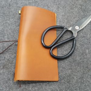 Portable Version Standard Edition Scrap Leather Material Passport Style Three Sizes Available for Business And Creative Use