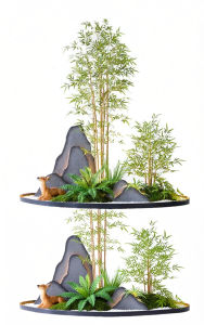 New Chinese Style Zen Interior Decor Fake Bamboo