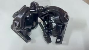 RACEWORK Road Bike Disc Brake Flat Mount Mechanical Dual Side Actuation Caliper 160mm Front Rear Bicycle Clamp Brake