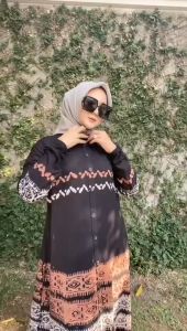 Terbaru 2022: Gamis Twill Rayon Pelangi & Desain Elegan