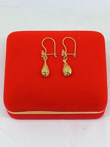 ANTING KAIT MP KACANG UKIR / ANTING PERAK ASLI SILVER 925 LAPIS EMAS/ ANTING KAIT FASHION WANITA TERBARU