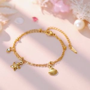 SKYRIM Elegant Bracelet Sea Star Shell Pendant Elegant Womens Jewelry