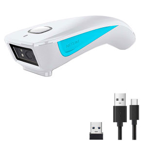 Máy Quét Mã Vạch Bluetooth NETUM C850 QR 2D Máy Đọc Mã Vạch Laser Không Dây C830 1D USB Cho iOS Android Windows Mobile Thanh Toán