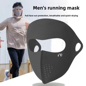 Sun Protection Full Face Running Mask Ice Silk Summer Cycling Face Cover