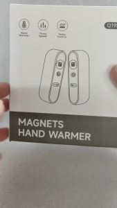Magnetic Hand Warmer 2 in 1 Digital Display Long-Lasting Warmth Fast Heating Electric Hand Warmer for Winter