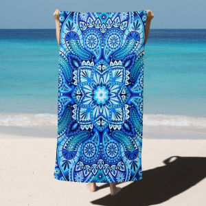 1PC Oversized Lightweight Beach Towel Bohemia style pattern Quick-Dry Beach Towel For Yoga Tourism Beach GYM Camping Swimming