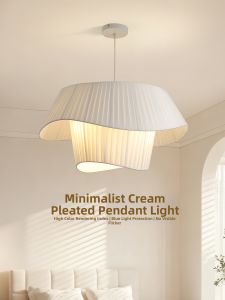 DGY | Modern Nordic Bedroom Study Dining Room Cream Colored Pendant Light