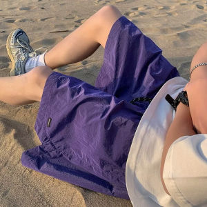 Quần Short Đi Biển Thường Ngày Cho Nam Mùa Hè Mỏng Rộng Rãi Thoáng Khí Quần Dài Năm Điểm Phong Cách Thể Thao Nhanh Khô