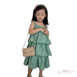 Silverbell HTP Kids Perforated Dress | 2 to 11yrs old