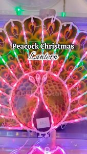 MABUHAY STAR 100L LED Peacock Christmas Lantern Bracket Decoration Light Christmas Light 76400