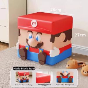 Creative Cartoon Resin Entryway Shoe-changing Stool