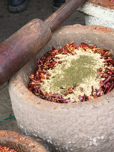 Handcrafted Sichuan Dry Red Chili Powder 250g with Sichuan Peppercorns And Sesame Seeds Premium Quality Chili Flavouring