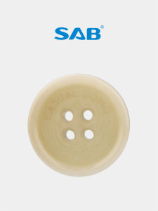 Nút Quả Thực Tế Bền Bỉ Theo Tiêu Chuẩn Châu Âu SAB Weixing Nút Thời Trang Màu Be Cho Áo Khoác Nút Phụ Kiện