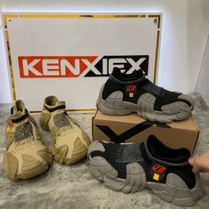 Kenxiex Sepatu Pria Slip On Casual Socks Shoes Knit 113588