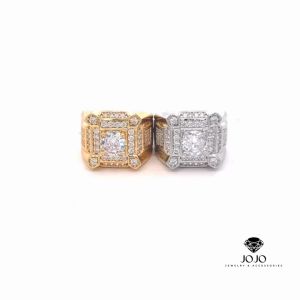 N247 Nhẫn nam đính đá CZ cao cấp thiết kế đơn gian JOJO