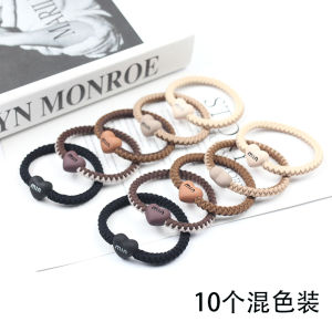 ยางรัดผมหัวใจยืดหยุ่นสูงทนทาน ยางรัดผมแบบใหม่ปี 2024 ระดับไฮเอนด์สำหรับผู้หญิง ไม่มีรอยต่อ รัดผมแบบหรูหรา