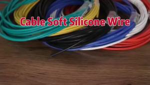 5M Dây Silicon Mềm 2 Chân Đen Đỏ Cáp Điện Linh Hoạt Cho Tấm Pin Năng Lượng Mặt Trời Pin Ô Tô 8AWG-22AWG Lõi Đồng Mạ Thiếc