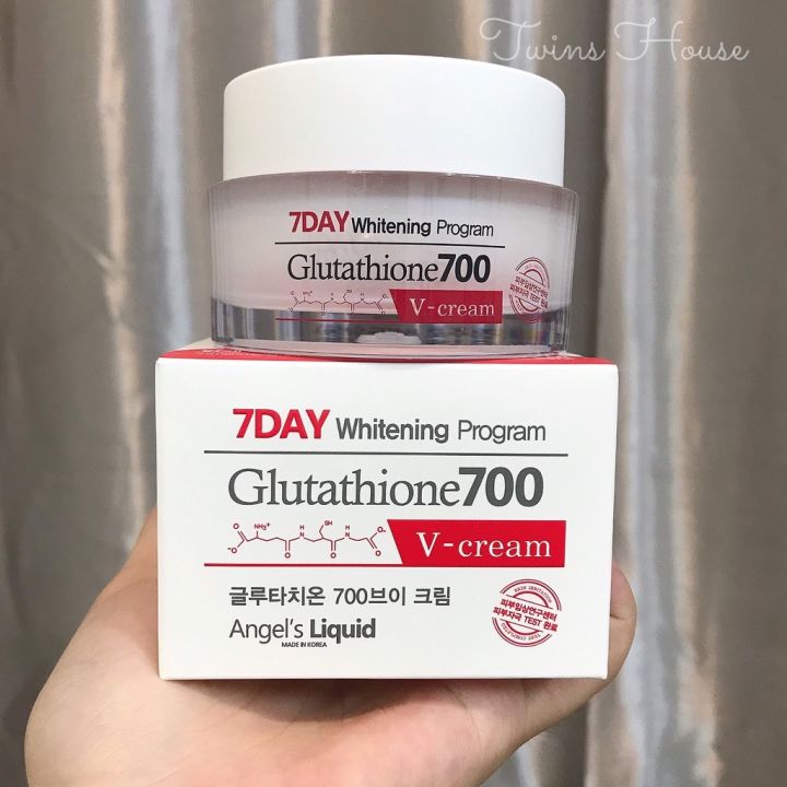 7day whitening program glutathione 700 vcream Kem Dưỡng Trắng Da ANGEL'S LIQUID V-CREAM Purging or Just Breaking forcelogin PRICE:1BOTTLE