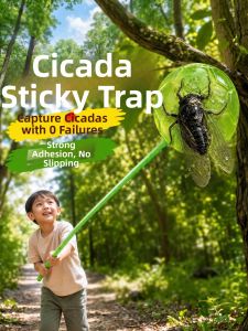 NUOXUNDE | Small Green Hand Toy for Catching Cicadas