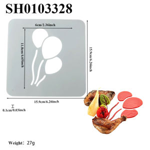 Silicone Hollowed-out Mold French Mousse Dessert Decoration Silicone Cake Mold Food‑Grade Reusable Pastry Decorating Template
